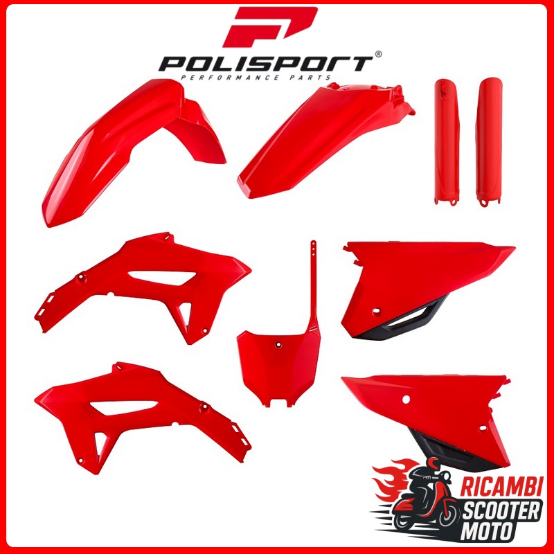 Kit de plástico blanco HONDA CRF 250 R 2022-2024