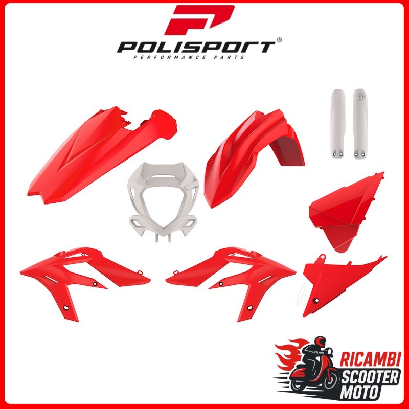 KIT PLASTICHE ROSSO/BIANCO BETA XTRAINER 250 2020-2022