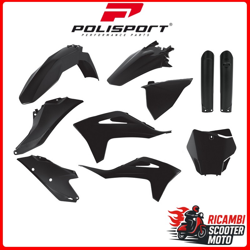 KIT PLASTICHE NERO GAS GAS MC 125 2021-2023