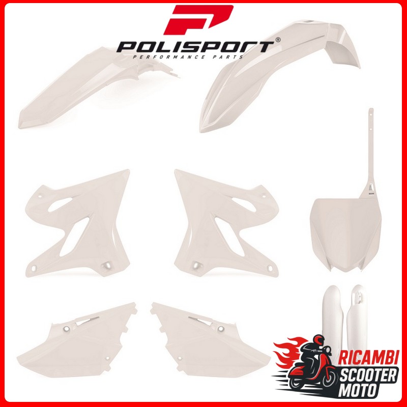 Kit en plastique blanc YAMAHA YZ 125 2021-2021