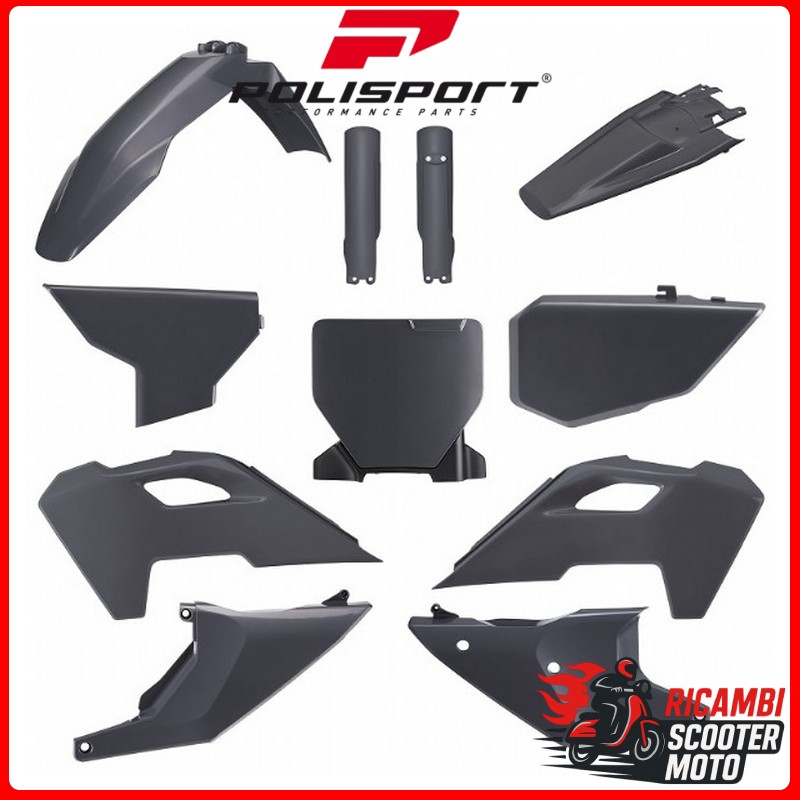 KIT PLASTICHE NARDO GREY HUSQVARNA 125 TC 2023-2024