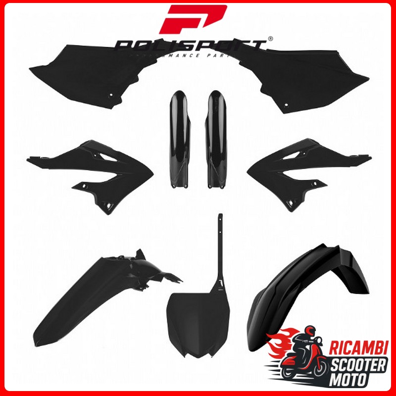 Kit de plástico blanco YAMAHA YZ 125 2022-2026