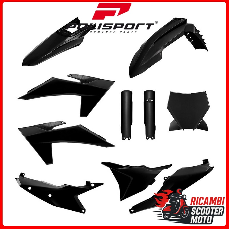 KIT PLASTICHE NERO KTM 250 SX 2023-2024
