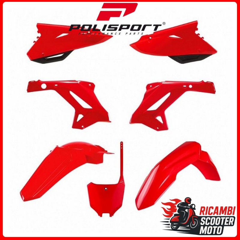 KIT PLASTICHE RESTYLING NERO HONDA CR 125 2002-2007