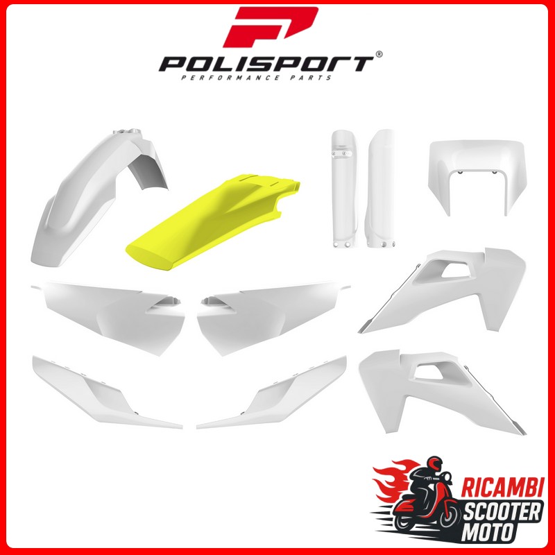KIT PLASTICHE BIANCO20/GIALLO HUSQVARNA 250 FE 2020-2023