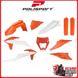 KIT PLASTICHE ARANCIONE16/BIANCO20 KTM 250 EXC 2020-2023