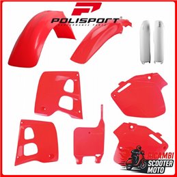KIT PLASTICHE ROSSO FLUO/BIANCO HONDA CR 125 1991-1992