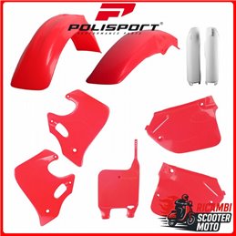 KIT PLASTICHE ROSSO FLUO/BIANCO HONDA CR 125 1993-1994