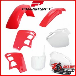 KIT PLASTICHE ROSSO FLUO/BIANCO HONDA CR 500 1995-2004