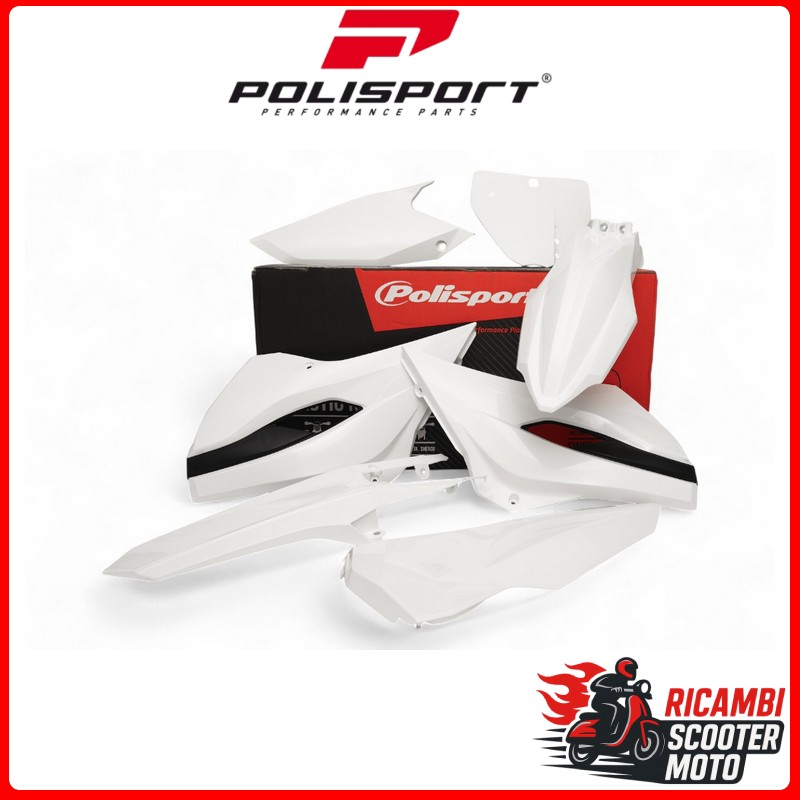 White plastic kit HUSQVARNA 125 TC 2014-2015