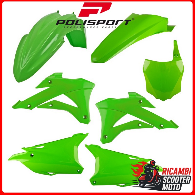 KIT PLASTICHE VERDE05 KAWASAKI KX 85 2022-2025
