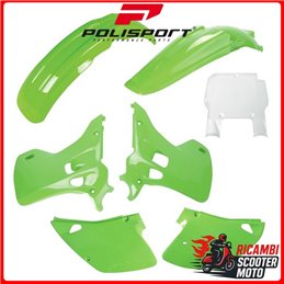 KIT PLASTICHE VERDE/BIANCO KAWASAKI KX 125 1992-1992