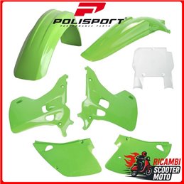 KIT PLASTICHE VERDE/BIANCO KAWASAKI KX 125 1993-1993
