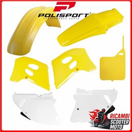 KIT PLASTICHE GIALLO/BIANCO SUZUKI RM 125 1993-1995