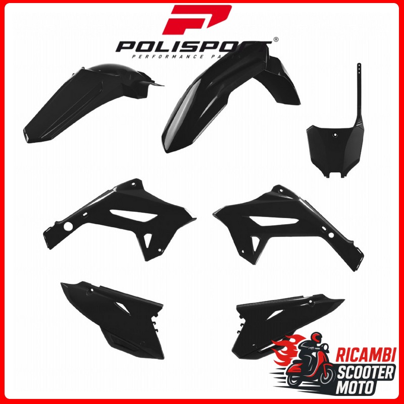 Kit en plastique blanc HONDA CR 125 2000-2001