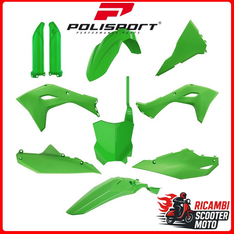 KIT PLASTICHE VERDE05 KAWASAKI KX 450 F 2024-2025