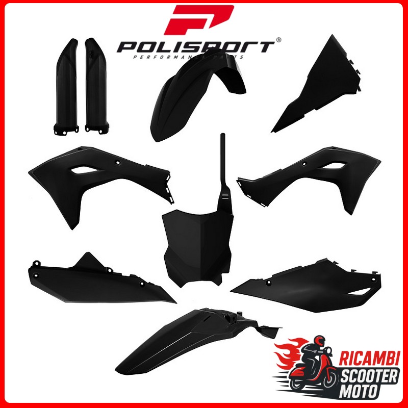 Kit de plástico blanco KAWASAKI KX 450 F 2024-2025