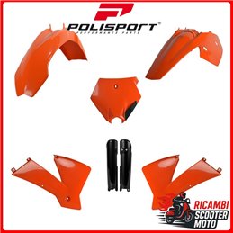 KIT PLASTICHE ARANCIONE/NERO KTM 125 SX 2004-2004