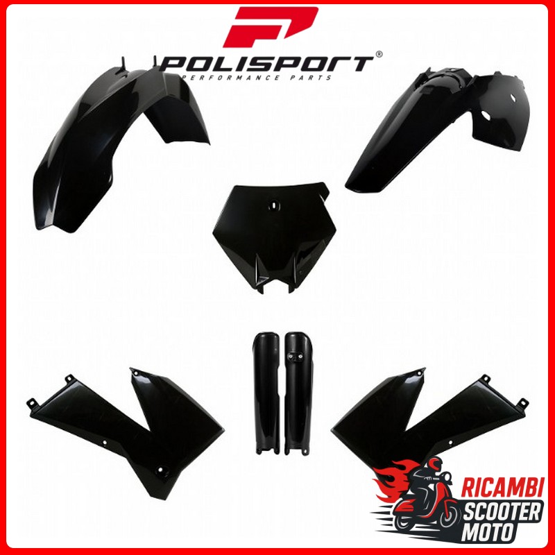 KIT PLASTICHE NERO KTM 125 SX 2005-2006