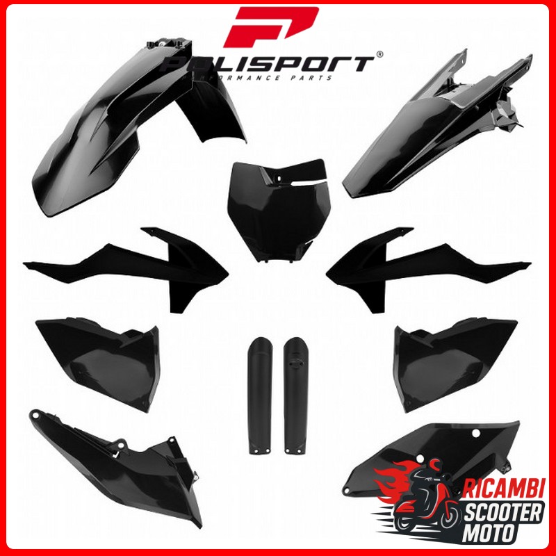 KIT PLASTICHE NERO KTM 125 SX 2016-2018