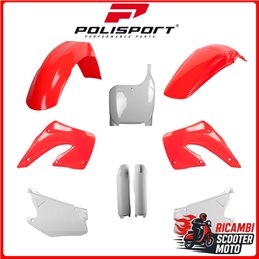KIT PLASTICHE ROSSO CR00/BIANCO HONDA CR 125 2000-2001