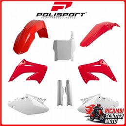 KIT PLASTICHE ROSSO CR04/BIANCO HONDA CR 125 2004-2007