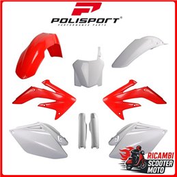 KIT PLASTICHE ROSSO CR04/BIANCO HONDA CRF 250 R 2009-2009