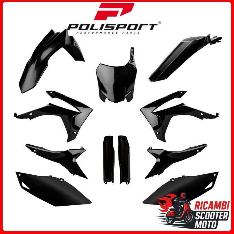 KIT PLASTICHE NERO HONDA CRF 450 R 2013-2016