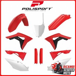 KIT PLASTICHE ROSSO CR04/BIANCO HONDA CRF 250 R 2018-2021