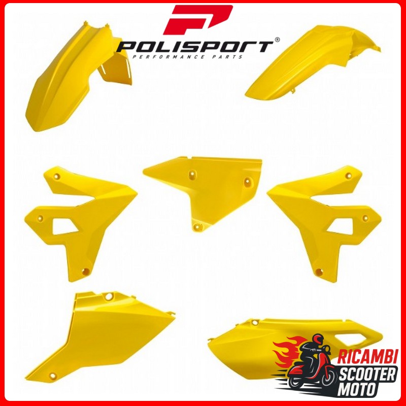 KIT PLASTICHE RESTYLING GIALLO SUZUKI DRZ 400 E 2000-2024