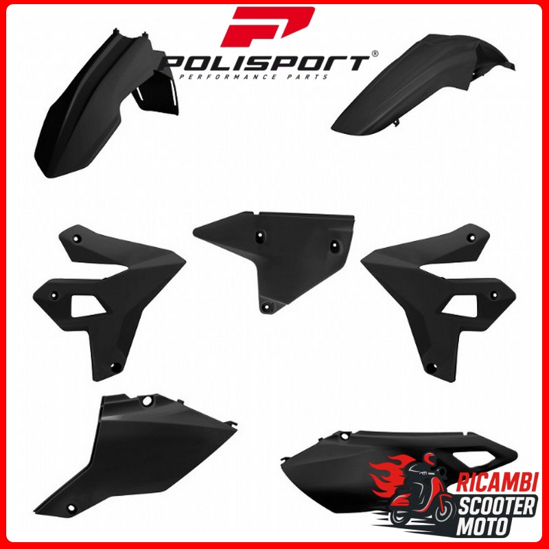 KIT PLASTICHE RESTYLING NERO SUZUKI DRZ 400 E 2000-2024