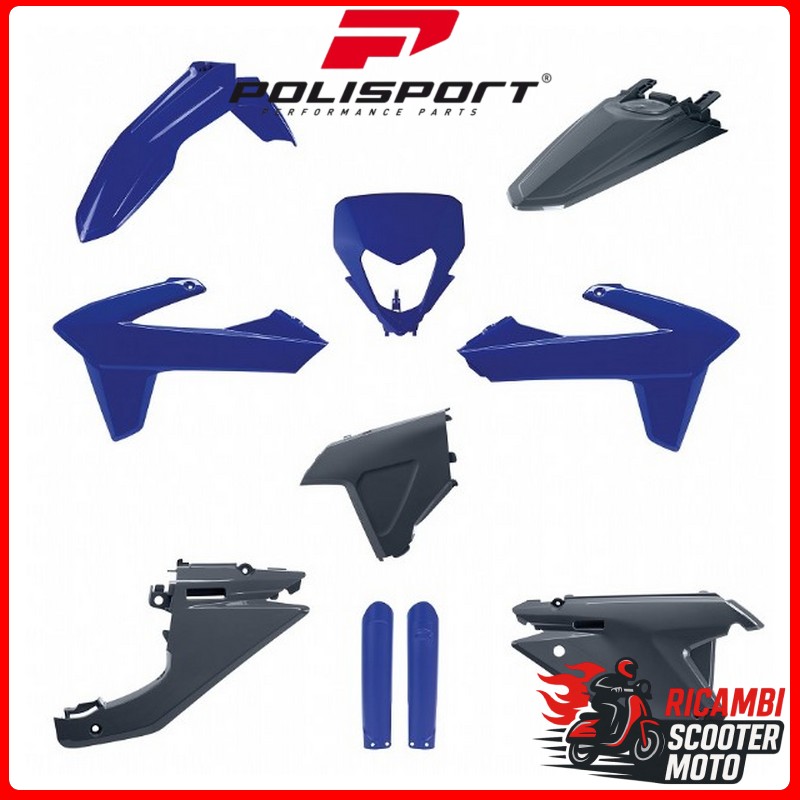 KIT PLASTICHE BLU/NARDO GREY SHERCO 125 SE-R 2025-2026