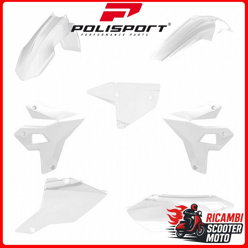 KIT PLASTICHE RESTYLING BIANCO SUZUKI DRZ 400 E 2000-2024