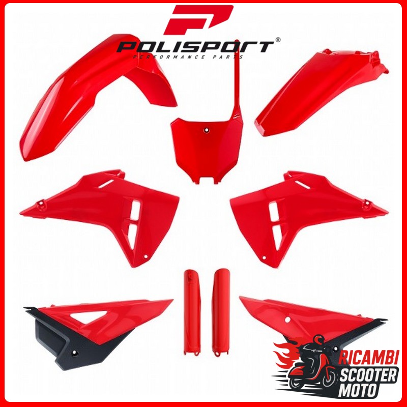 KIT PLASTICHE RESTYLING ROSSO HONDA CRF 250 R 2022-2024