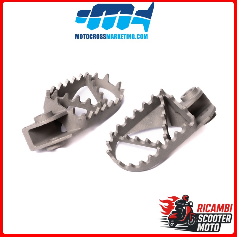 PEDANE POGGIAPIEDI IN ACCIAIO SHERCO 250 SE-R 2014-2025