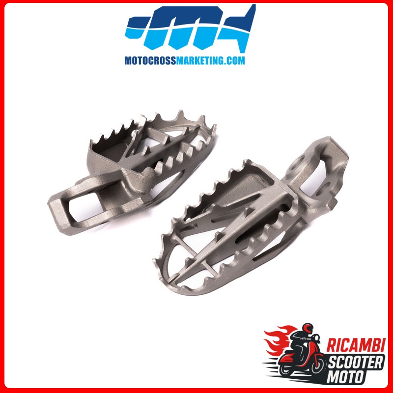 PEDANE POGGIAPIEDI IN ACCIAIO HONDA CR 125 2002-2007