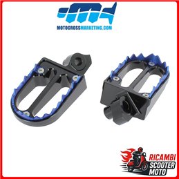 PEDANE POGGIAPIEDI IN ALLUMINIO CON DENTI IN TITANIO SUZUKI RMZ 250 2010-2025