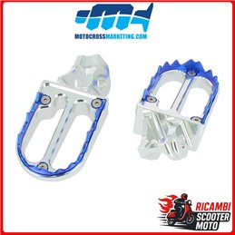 PEDANE POGGIAPIEDI IN ALLUMINIO CON DENTI IN TITANIO HUSQVARNA 85 TC 2018-2024