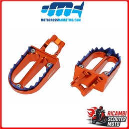 PEDANE POGGIAPIEDI IN ALLUMINIO CON DENTI IN TITANIO KTM 125 SX 2016-2022