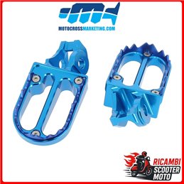 PEDANE POGGIAPIEDI IN ALLUMINIO CON DENTI IN TITANIO HUSQVARNA 125 TC 2016-2022