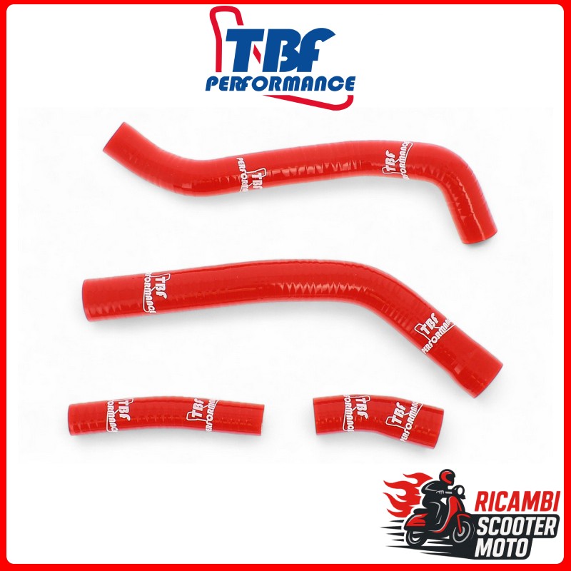 Durites de radiateur rouges YAMAHA YZ 450 F 2014-2017