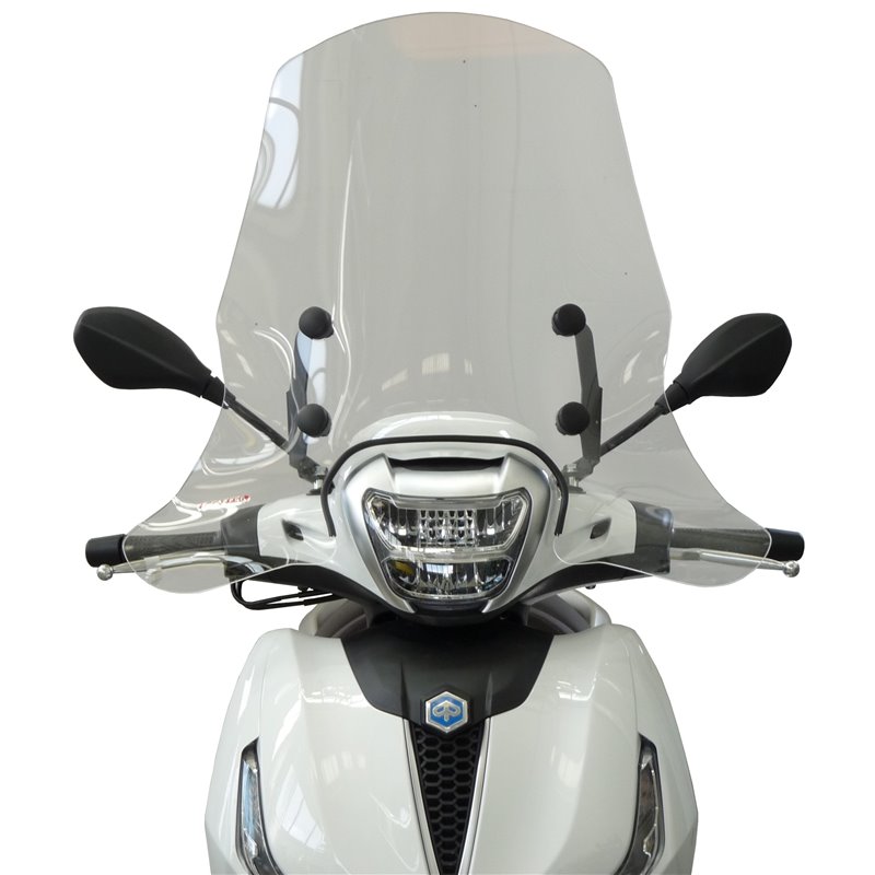 PARABREZZA TOP ALTO COMPLETO PIAGGIO BEVERLY 300-400 E5 (2021-2023)