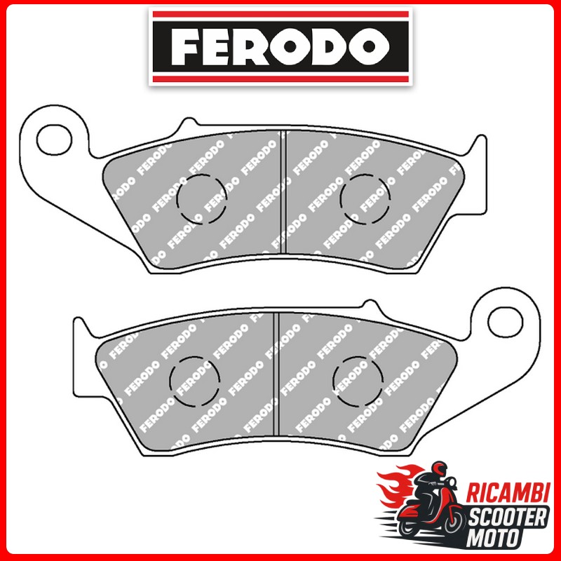 Ferodo Eco Friction Front Brake Pads GAS GAS EC - MC 125-200-250-300 125 2008-2010