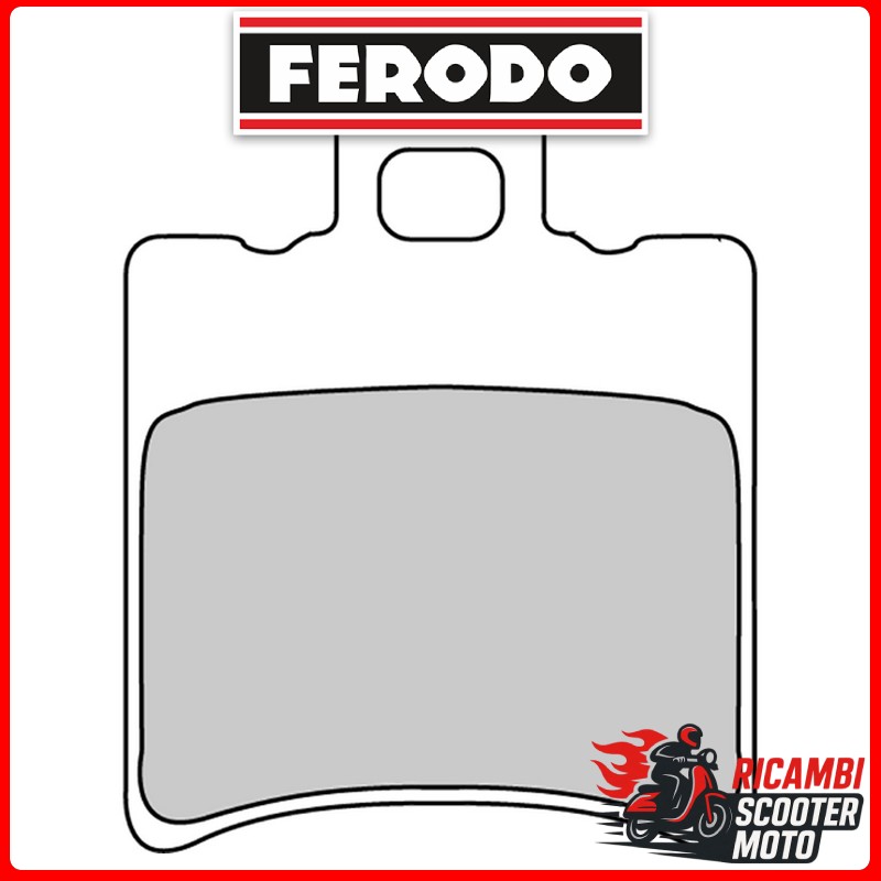 Ferodo Eco Friction Vorderbremsbelage MBK YA R FORTE (CHE-ITA) 50 1994-1996