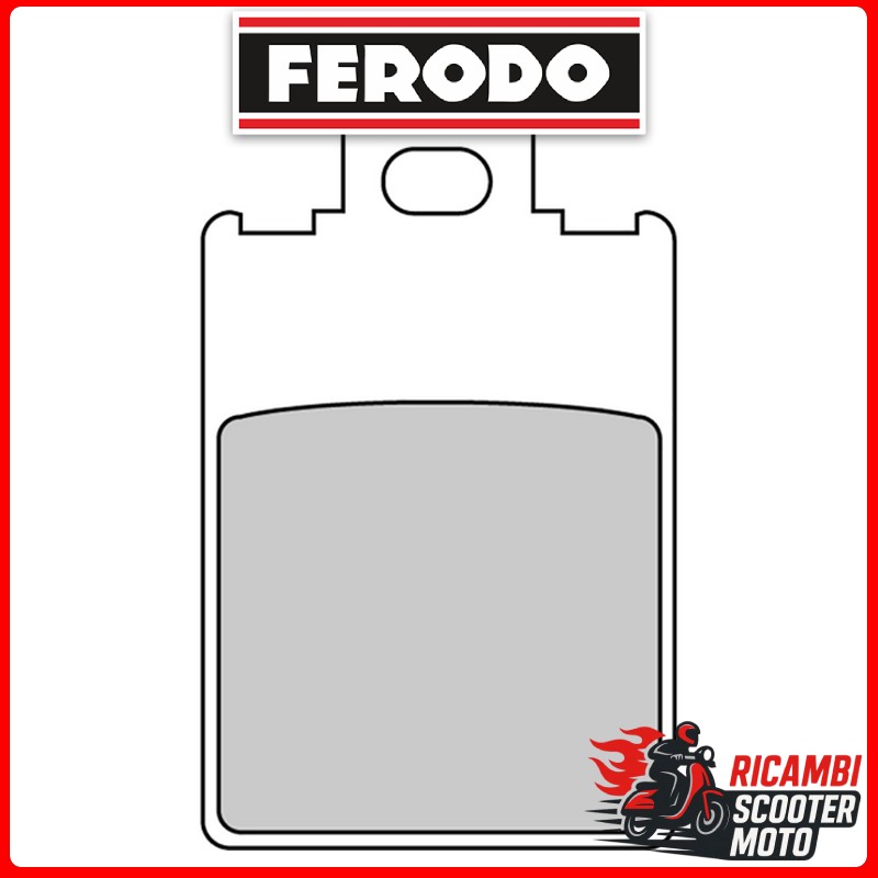 Ferodo Eco Friction Vorderbremsbelage MALAGUTI CROSSER CR1 50 1995-1998