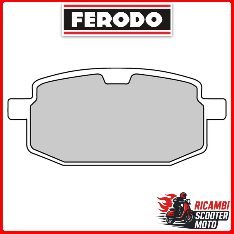 Ferodo Eco Friction Front Brake Pads RIEJU PASEO 50 4T 50 2007-2008