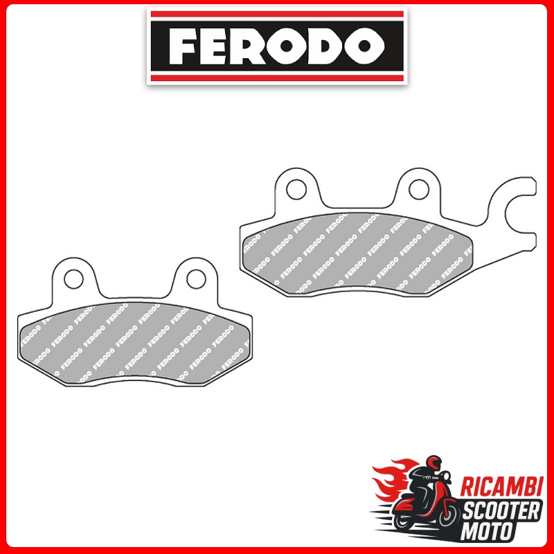 Ferodo Eco Friction Front-Rear Brake Pads KAWASAKI NINJA 250R K8F-K9F-K9FA-KAF 250 2008-2010