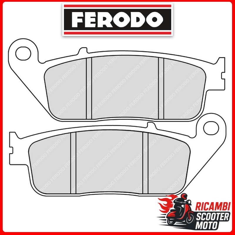 Plaquettes de frein avant Ferodo Eco Friction DAELIM DAMIEN 125 125 2006-2007