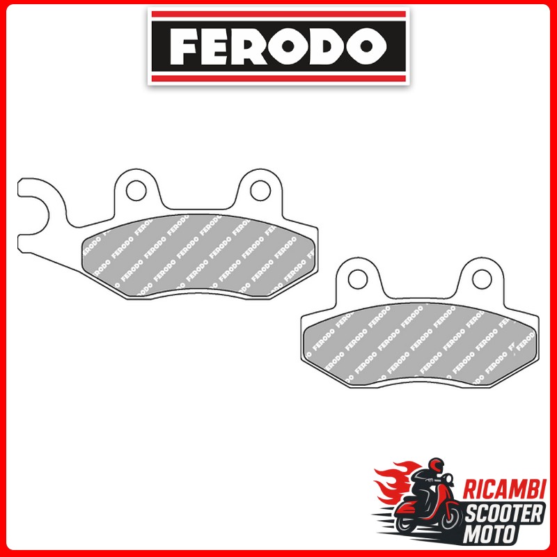 Ferodo Eco Friction Front-Rear Brake Pads BENELLI CAFFE' NERO 125 2011-2012