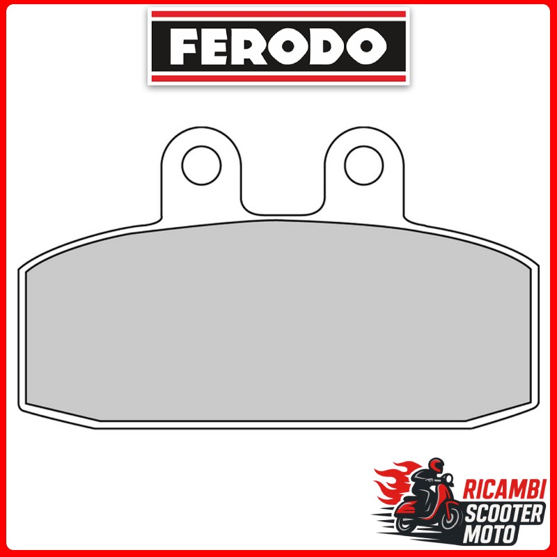Plaquettes de frein avant et arrière Ferodo Eco Friction HONDA CA 125 REBEL 125 1997-2000